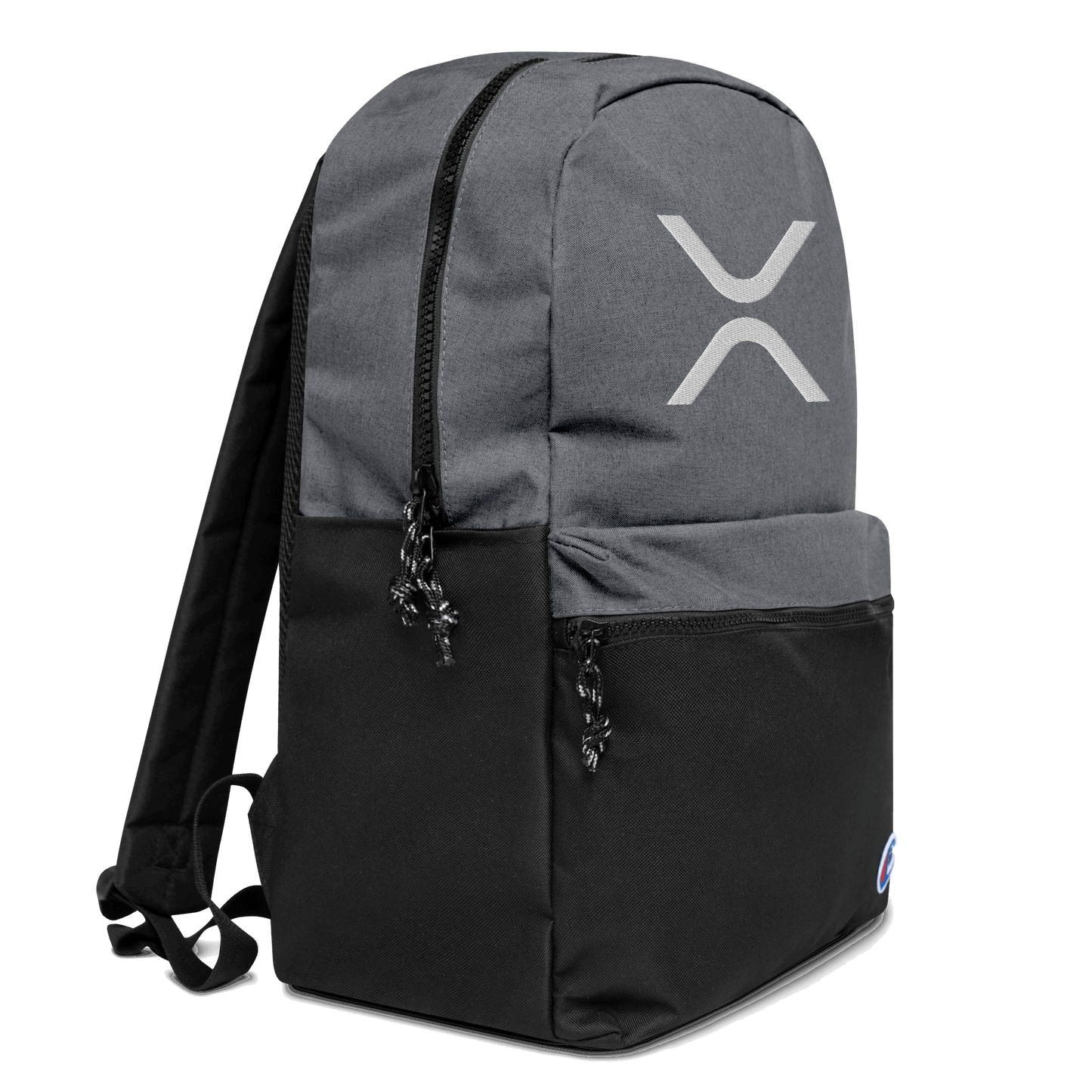 XRP Symbol Embroidered Champion Backpack