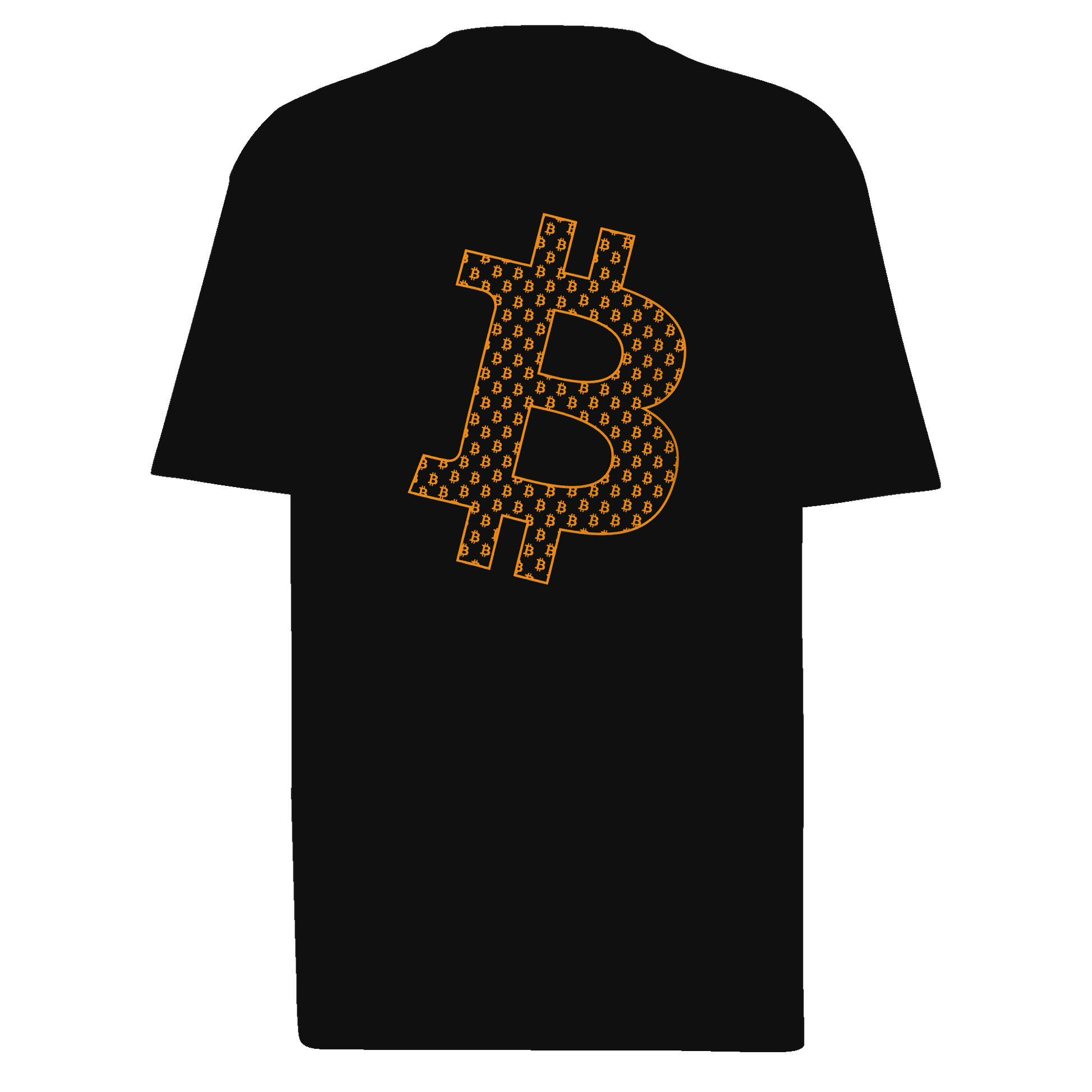 Bitcoin Logo Pattern - Men’s premium heavyweight tee