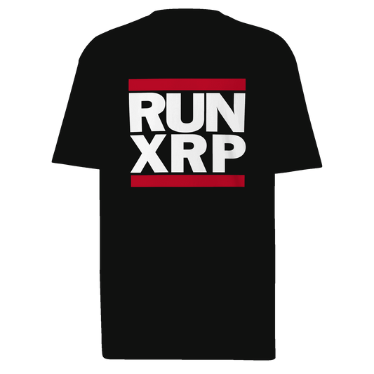 RUN XRP - Black Men’s premium heavyweight tee