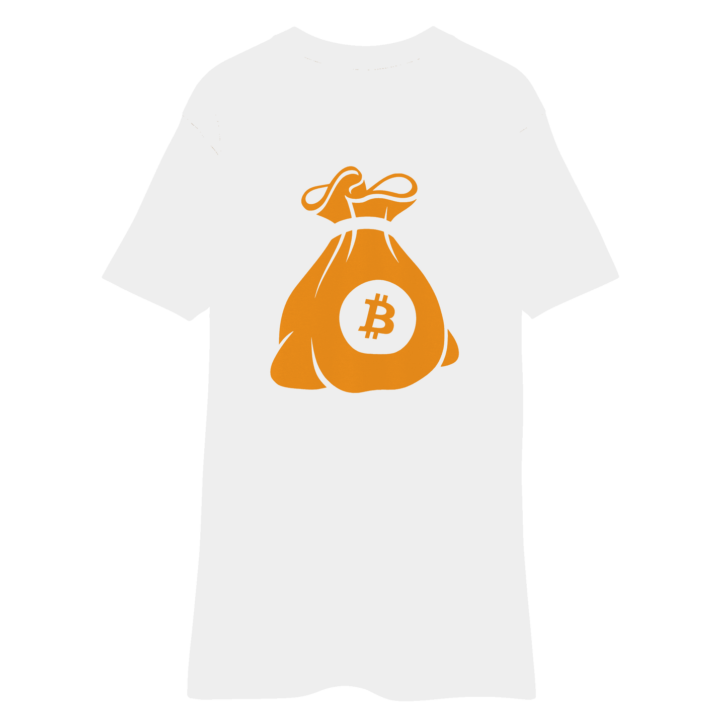 Bitcoin Moneybag - White Men’s Premium Heavyweight Tee