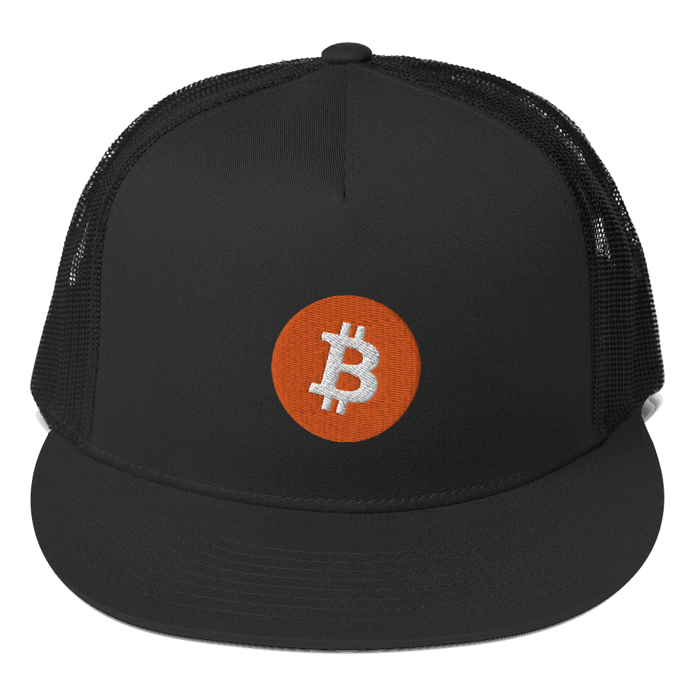 Bitcoin Logo Trucker Cap