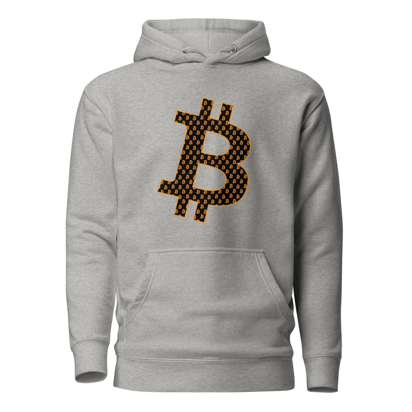 Bitcoin Logo Pattern - Unisex Hoodie