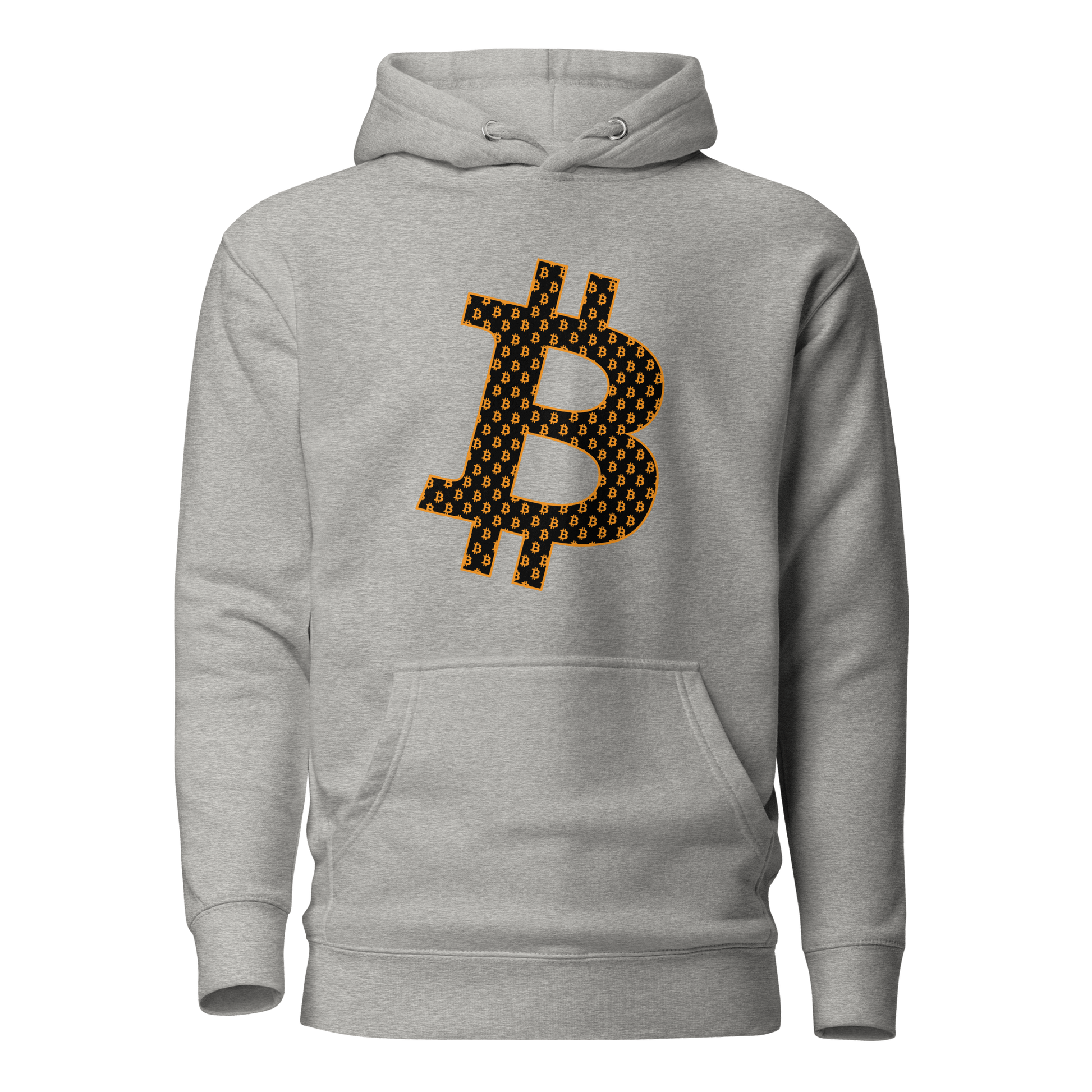 Bitcoin Logo Pattern - Unisex Hoodie
